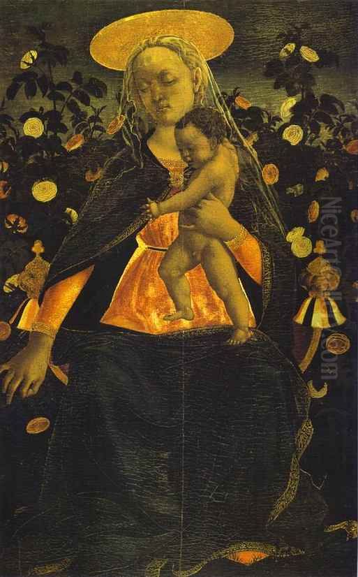 Virgin and Child Oil Painting by Domenico Veneziano