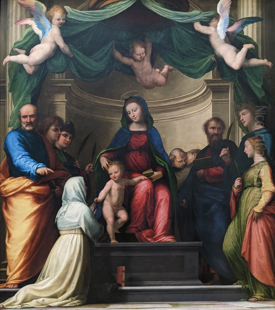 Vermahlung der Hl. Katharina Oil Painting by Fra Bartolomeo