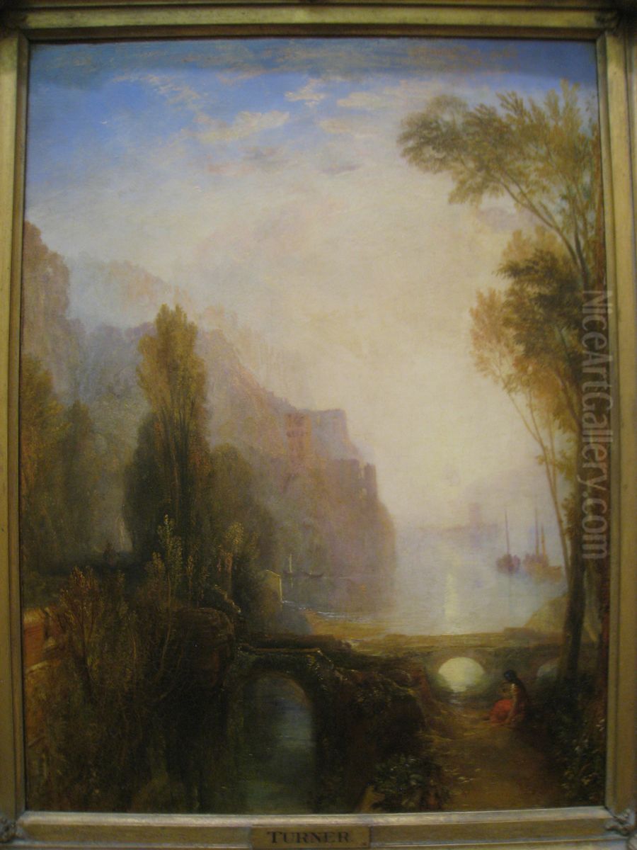 The Banks of the Loire Oil Painting by J. M. W. Turner
