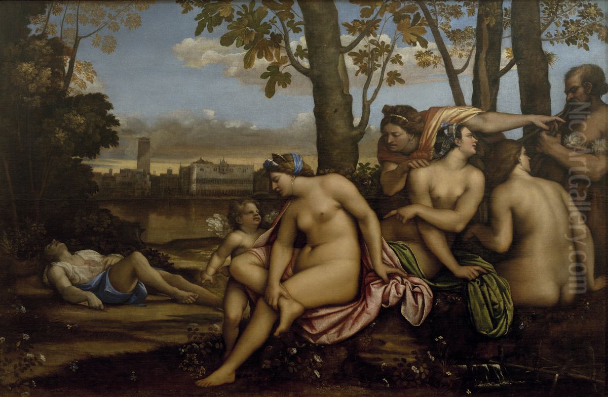 Death of Adonis Oil Painting by Sebastiano Del Piombo