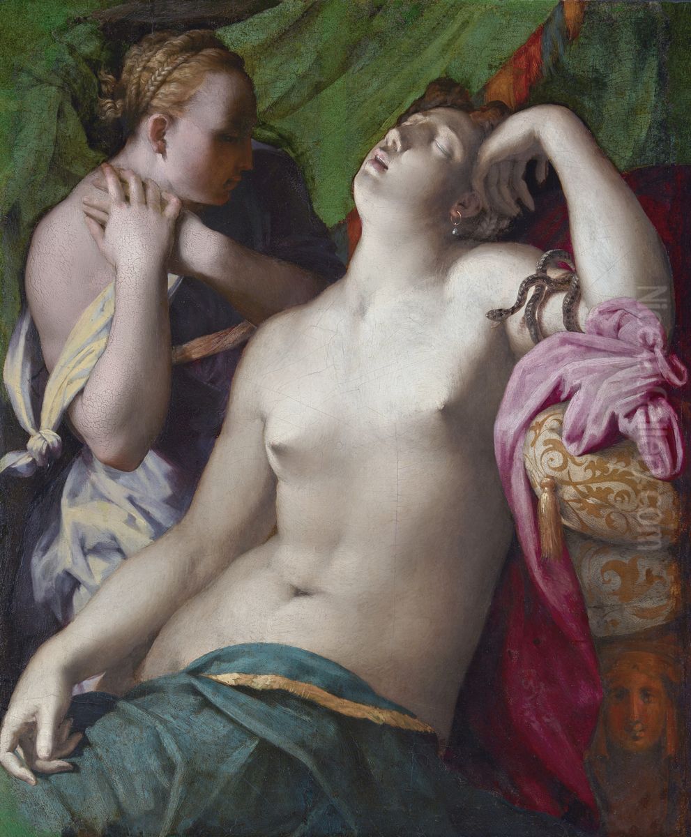 Dying Cleopatra Oil Painting by Rosso Fiorentino