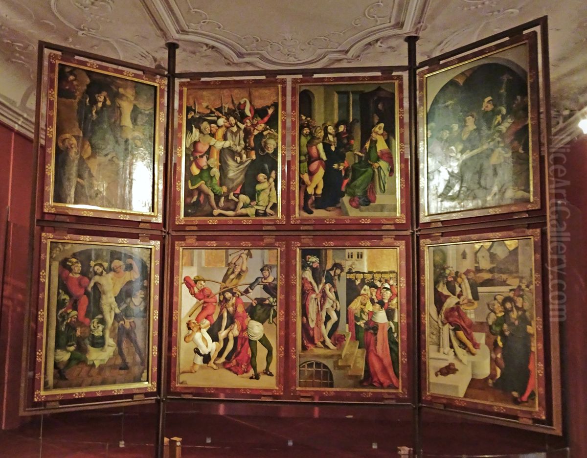 Litomerice Altarpiece Oil Painting by unknown