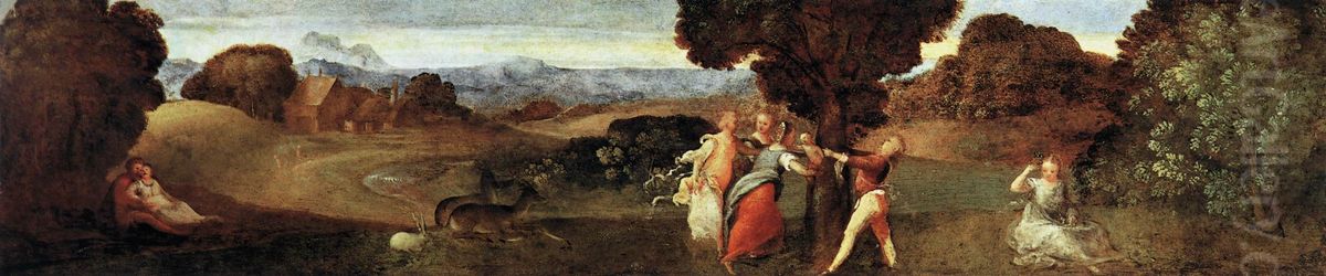 The Birth of Adonis Oil Painting by Titian