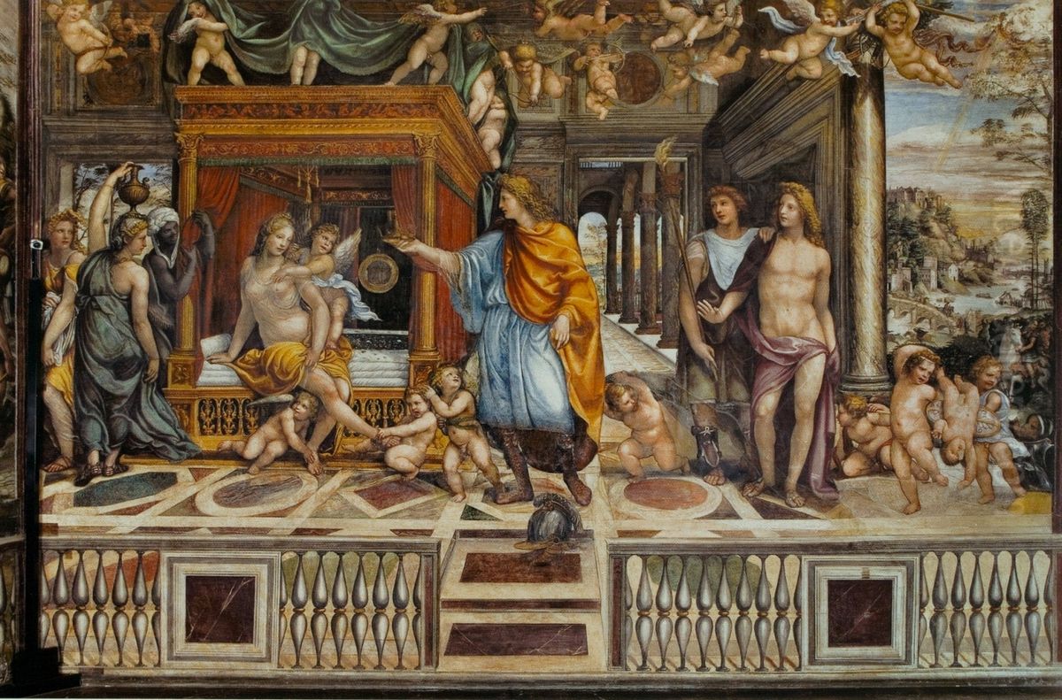 The wedding of Alexander the Great and Roxane Oil Painting by Il Sodoma