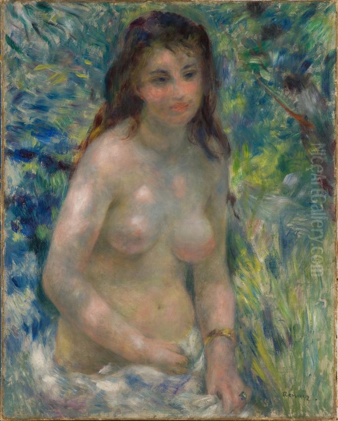 Etude. Torse, effet de soleil Oil Painting by Pierre Auguste Renoir