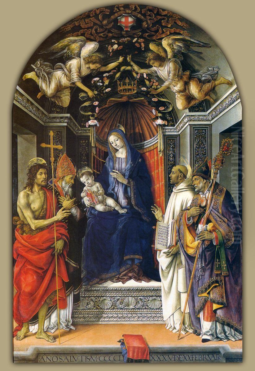Pala degli Otto Oil Painting by Filippino Lippi