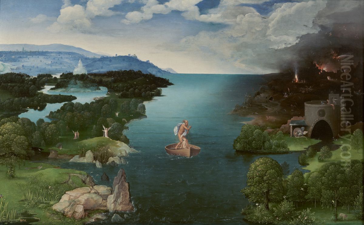 Landscape with the crossing of the Styx Oil Painting by Joachim Patinir