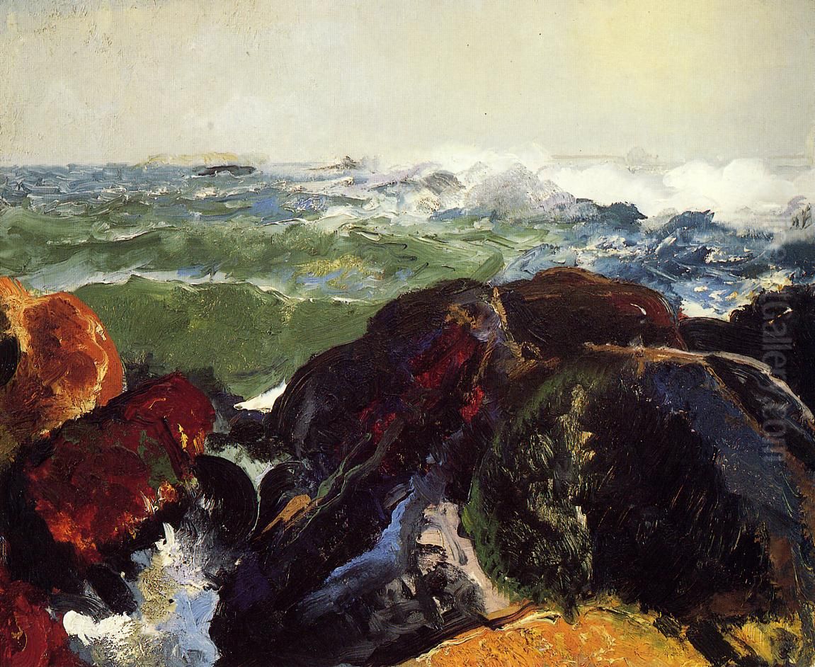 Monhegan Island, Maine Oil Painting by George Wesley Bellows