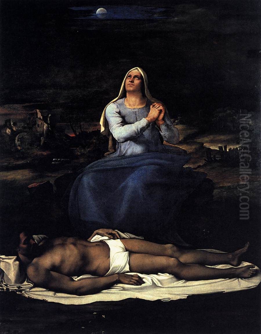 Pieta Oil Painting by Sebastiano Del Piombo