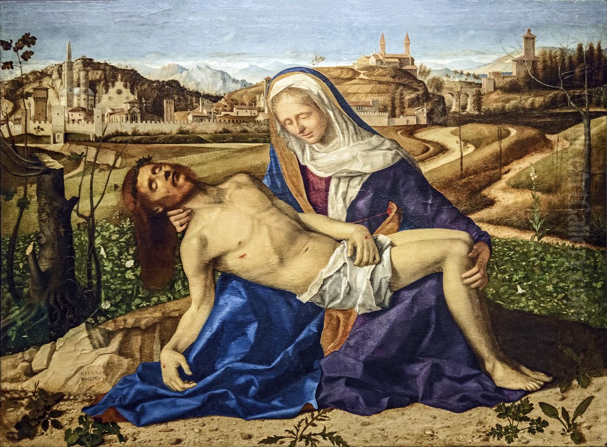 Pieta Martinengo Oil Painting by Giovanni Bellini