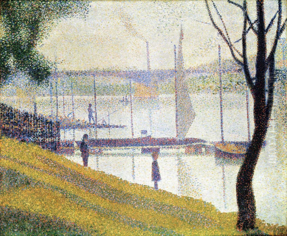 Bridge of Courbevoie Oil Painting by Georges Seurat