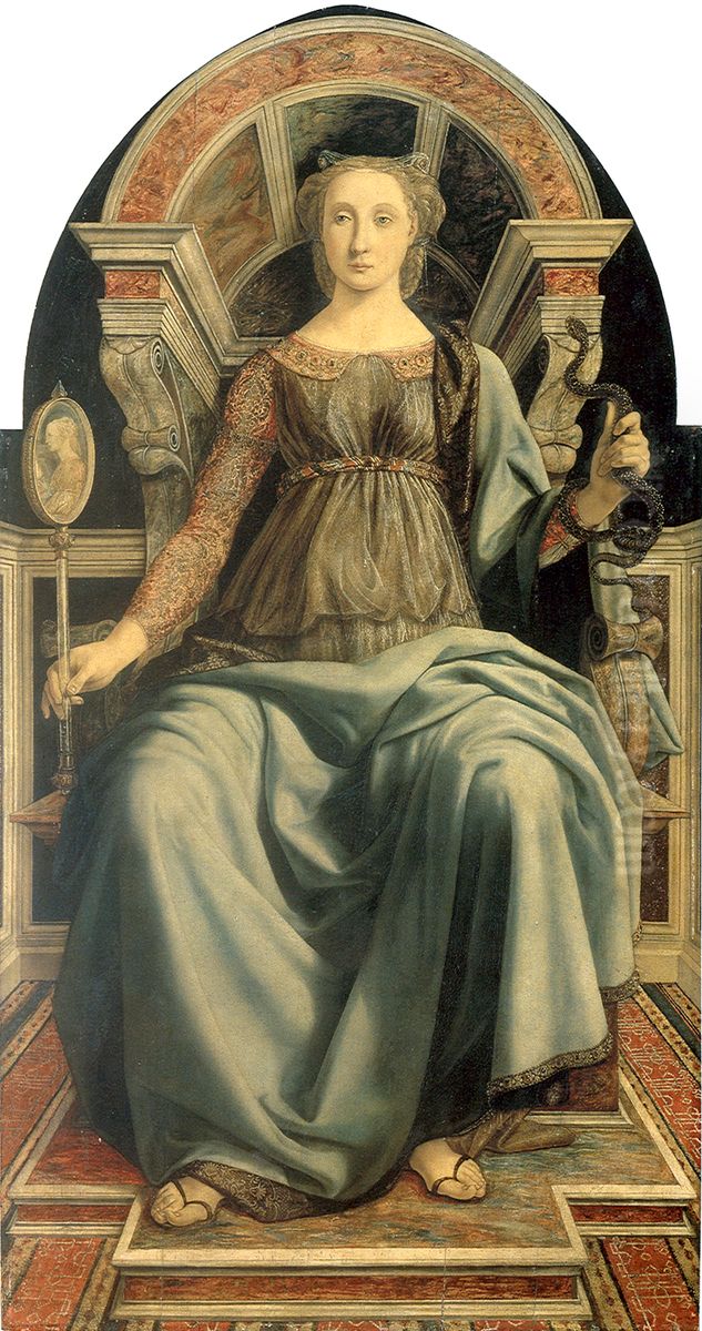 Prudence Oil Painting by Piero del Pollaiuolo