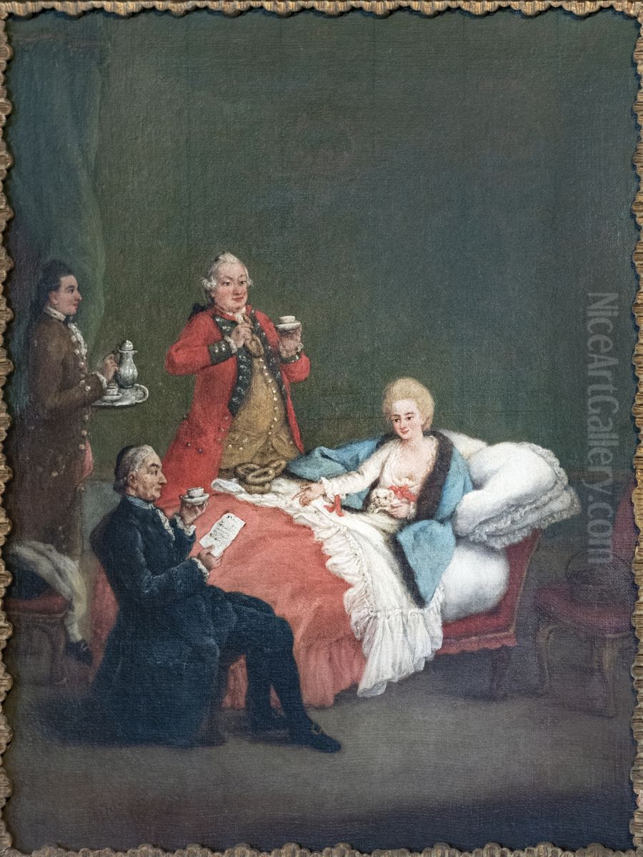The Morning Chocolate Oil Painting by Pietro Longhi