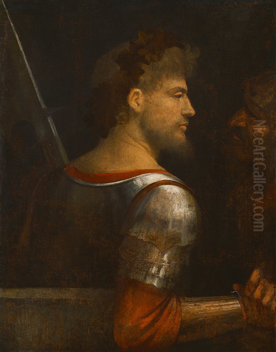 Portrait of a Warrior Oil Painting by Giorgione