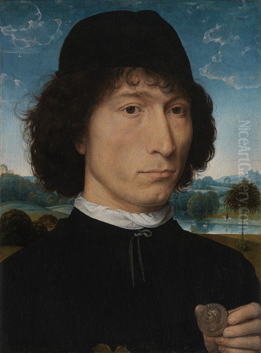 Bernardo Bembo, staatsman en ambassadeur van Venetie Oil Painting by (manner of) Memling, Hans