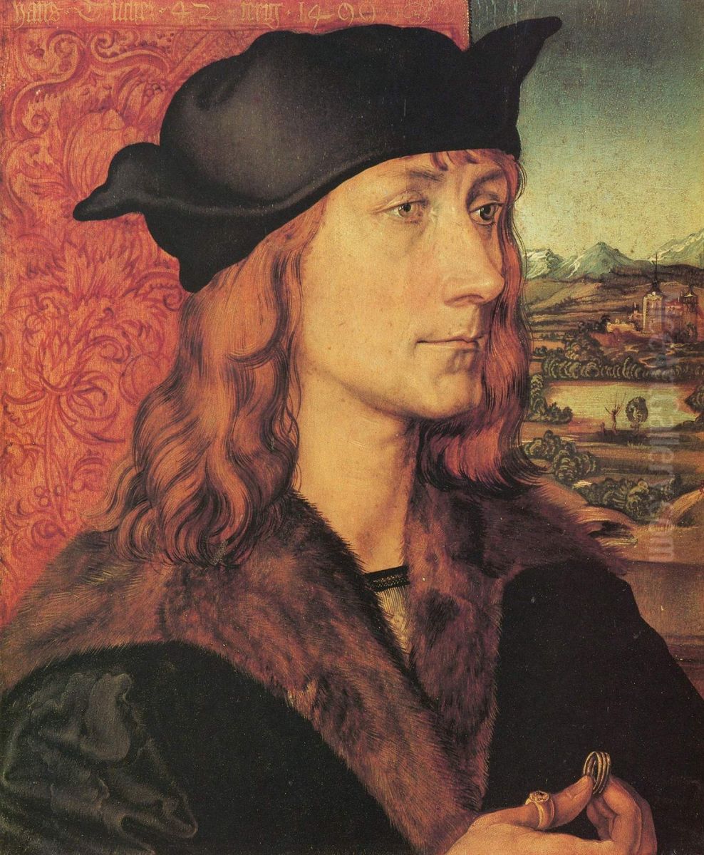 Portrat des Hans Tucher Oil Painting by Albrecht Durer