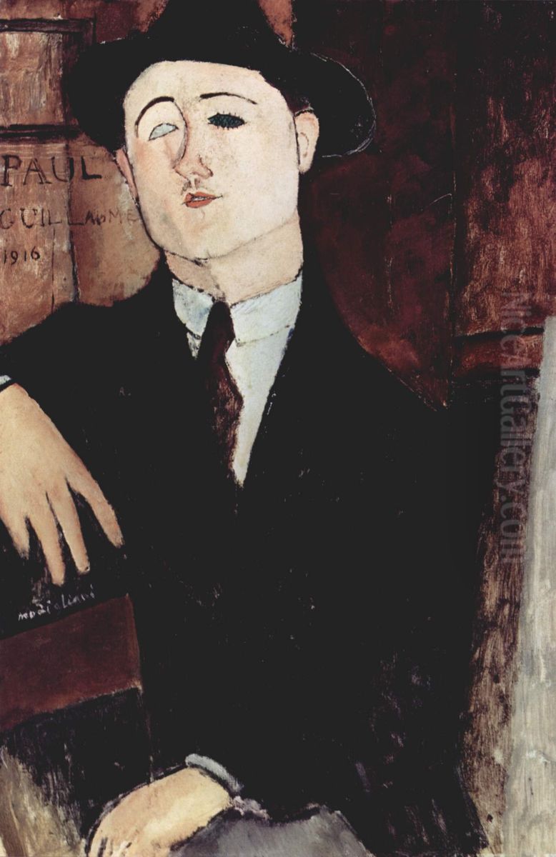 Portrait of Paul Guillaume Oil Painting by Amedeo Modigliani