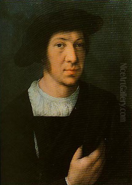 Ritratto di ignoto e di sua moglie Oil Painting by Orley, Bernard van