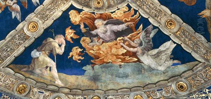 Burning bush Oil Painting by Raphael