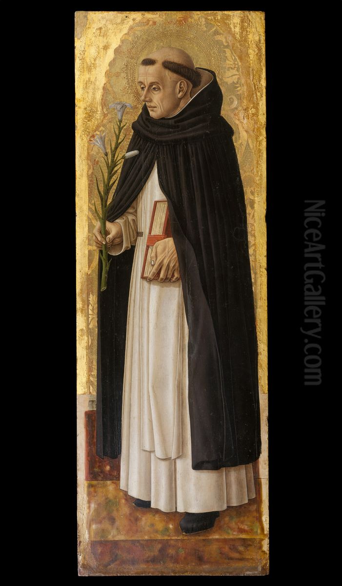 Saint Dominic Oil Painting by Carlo Crivelli