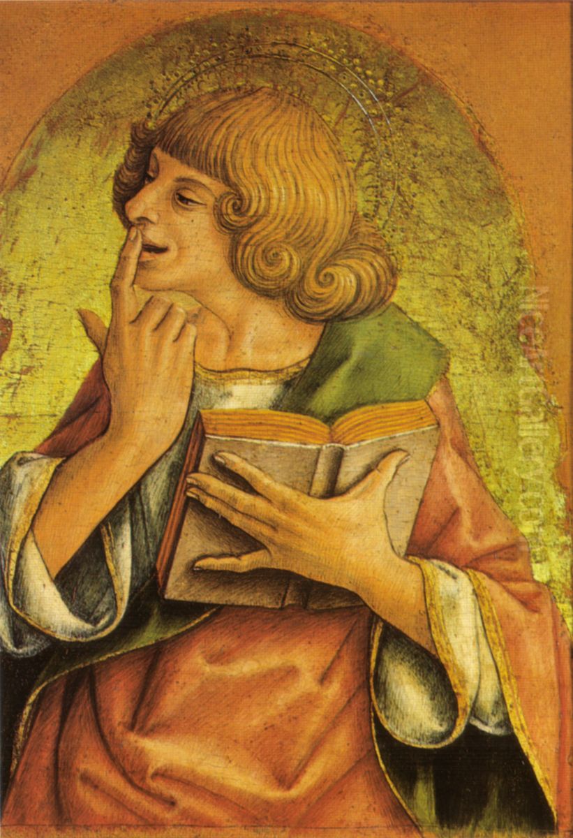 S. Giovanni evangelista Oil Painting by Carlo Crivelli