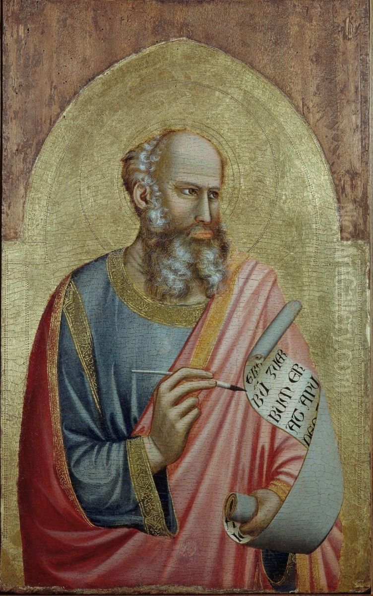 St. John the Evangelist. Oil Painting by Giotto