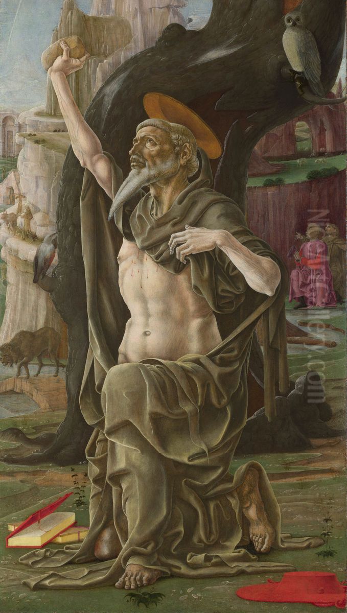 Saint Jerome Oil Painting by Cosimo Tura