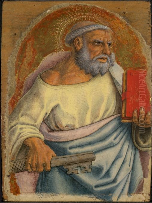 Saint Peter Oil Painting by Carlo Crivelli