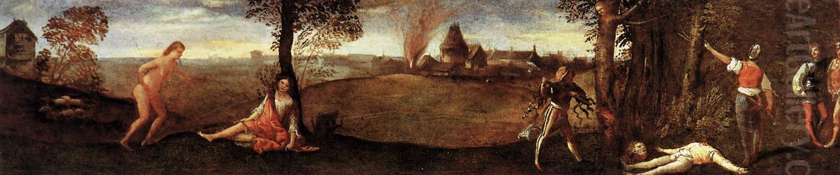 The Legend of Polydorus Oil Painting by Titian