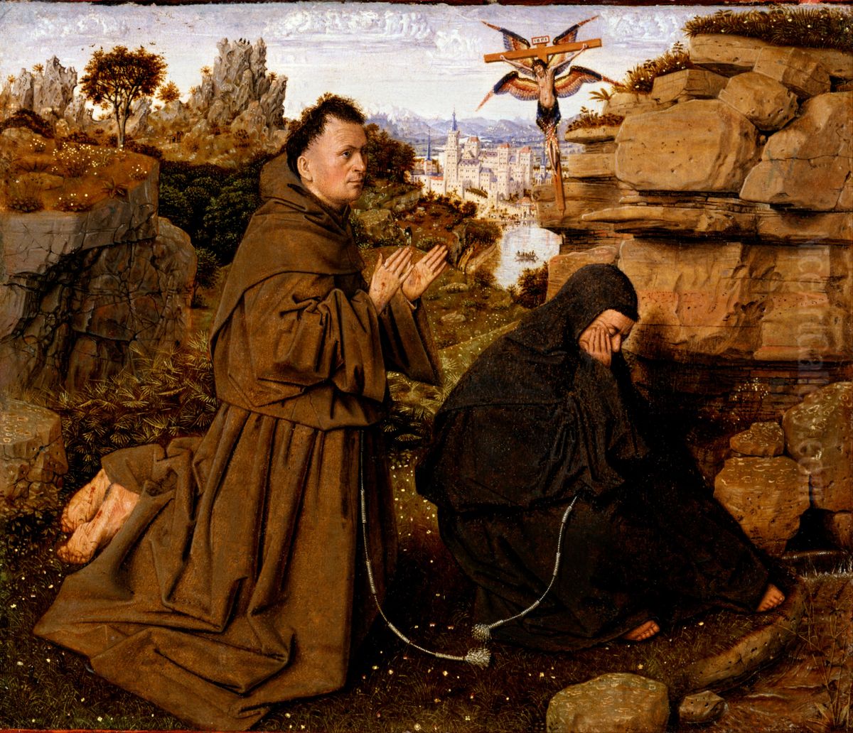 Saint Francis Receiving the Stigmata Oil Painting by Jan Van Eyck