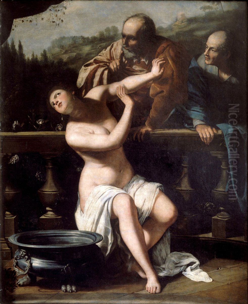 Susanna and the Elders Oil Painting by Artemisia Gentileschi