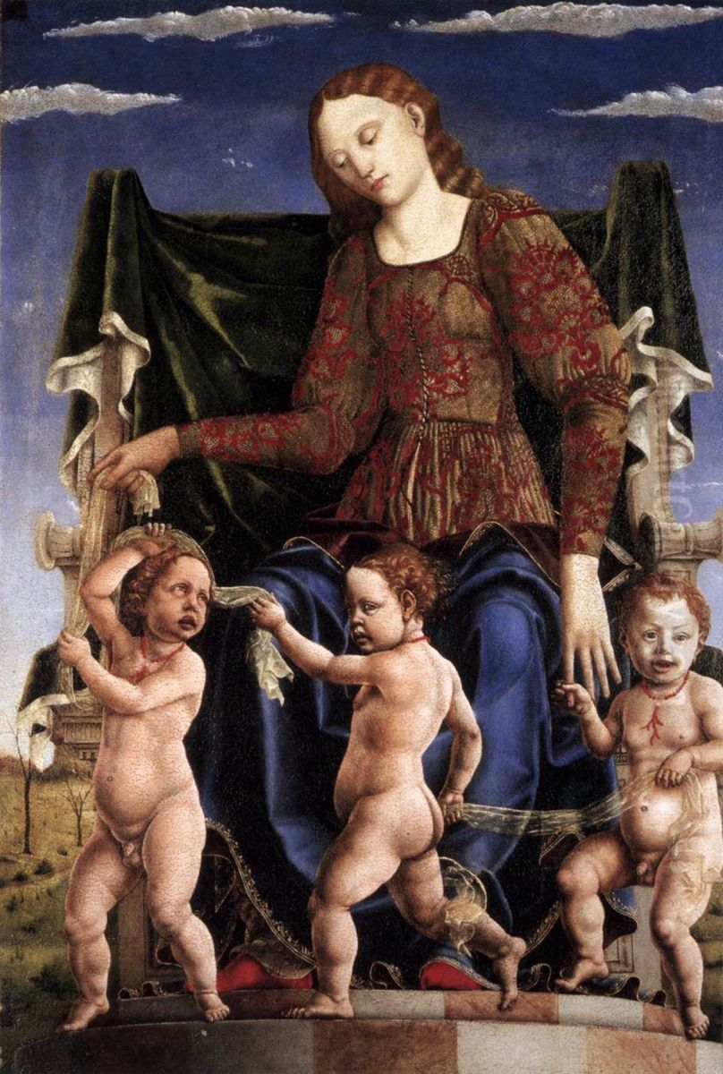 Tersicore Oil Painting by Cosimo Tura