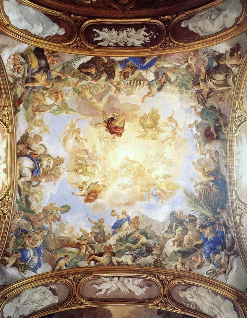 Triumph of Judith Oil Painting by Luca Giordano