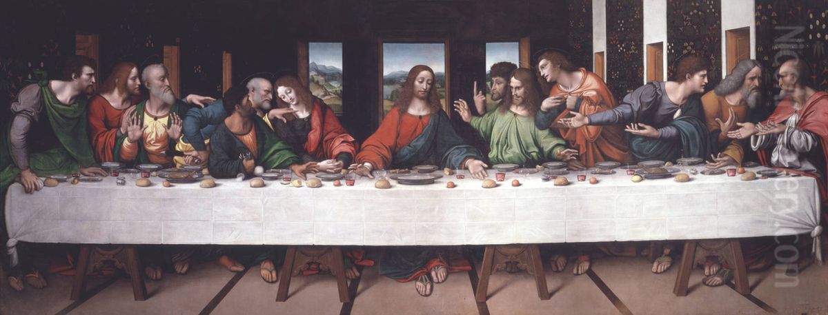 The Last Supper Oil Painting by Giampietrino