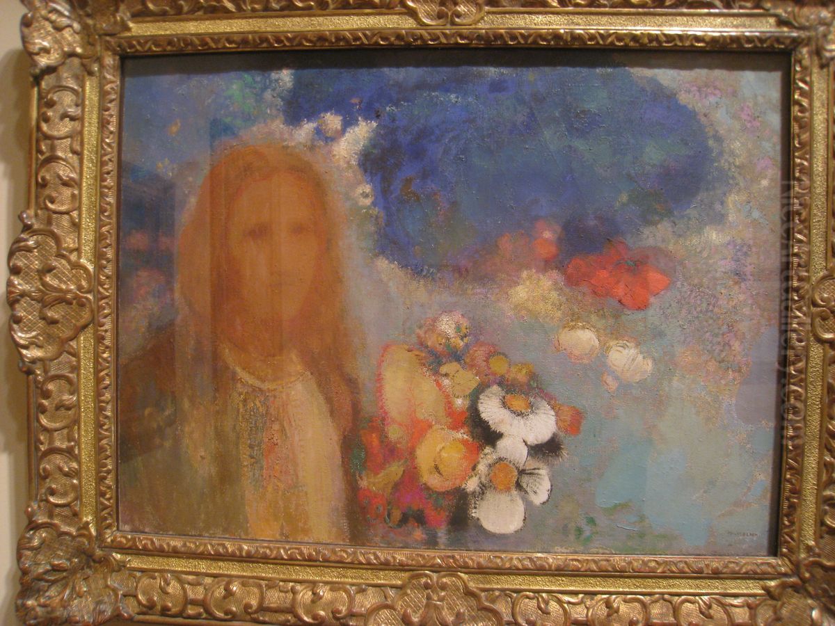 Spring Oil Painting by Odilon Redon