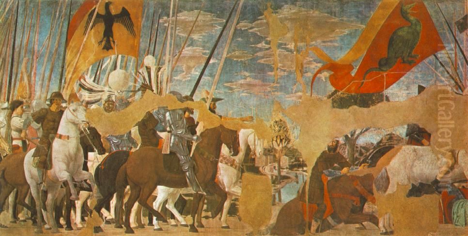 The Battle of Constantine Oil Painting by Piero della Francesca