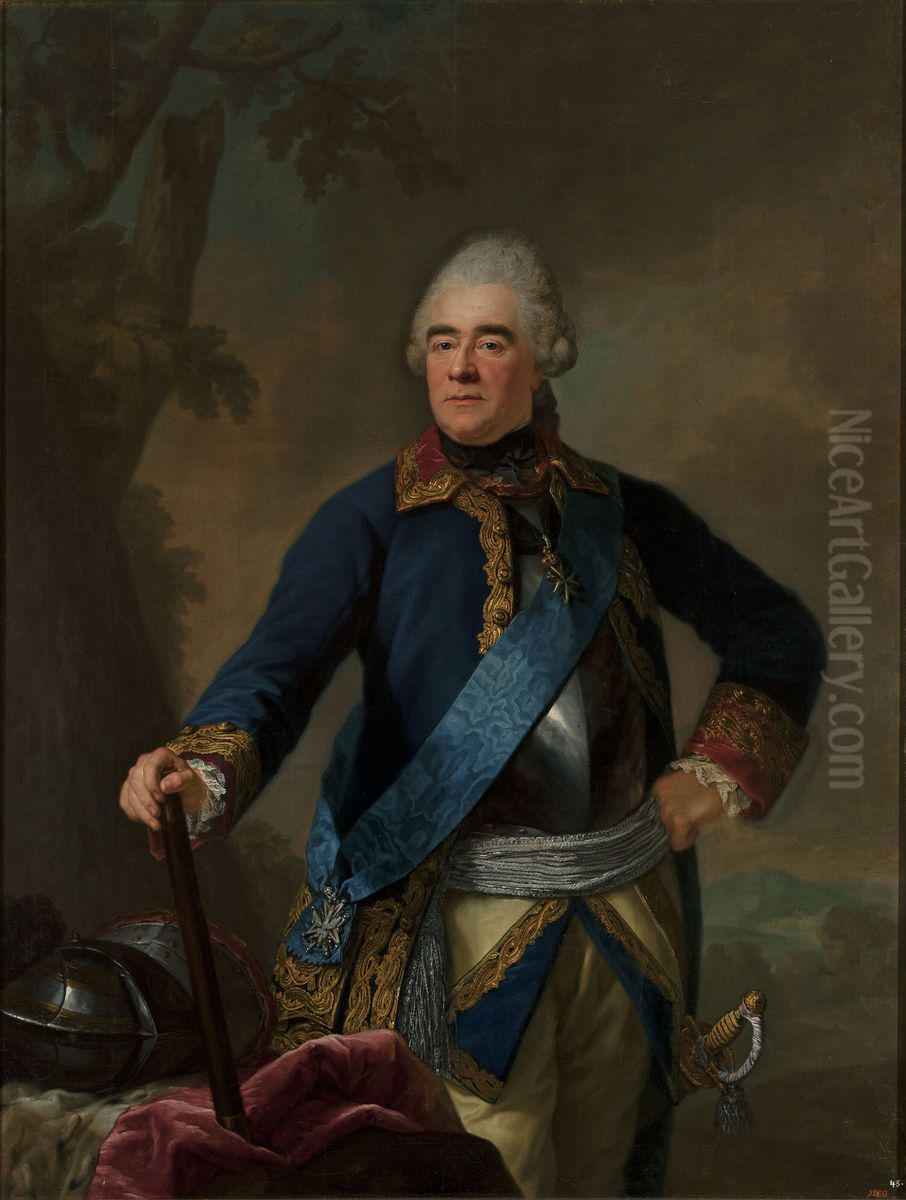 Portrait of Georg Sachs Oil Painting by Anton Graff