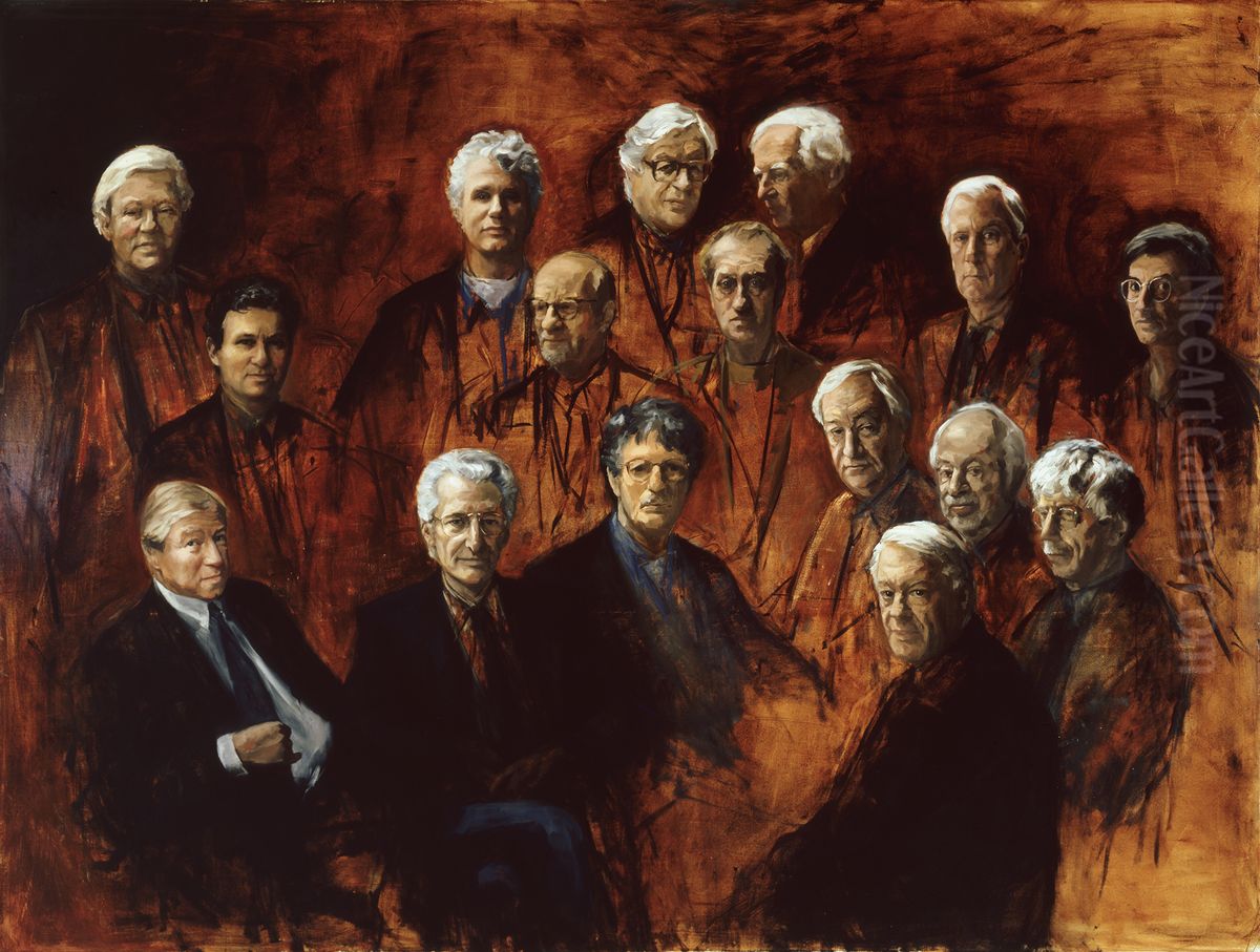 The Gentleman's Club Oil Painting by Marike Bok