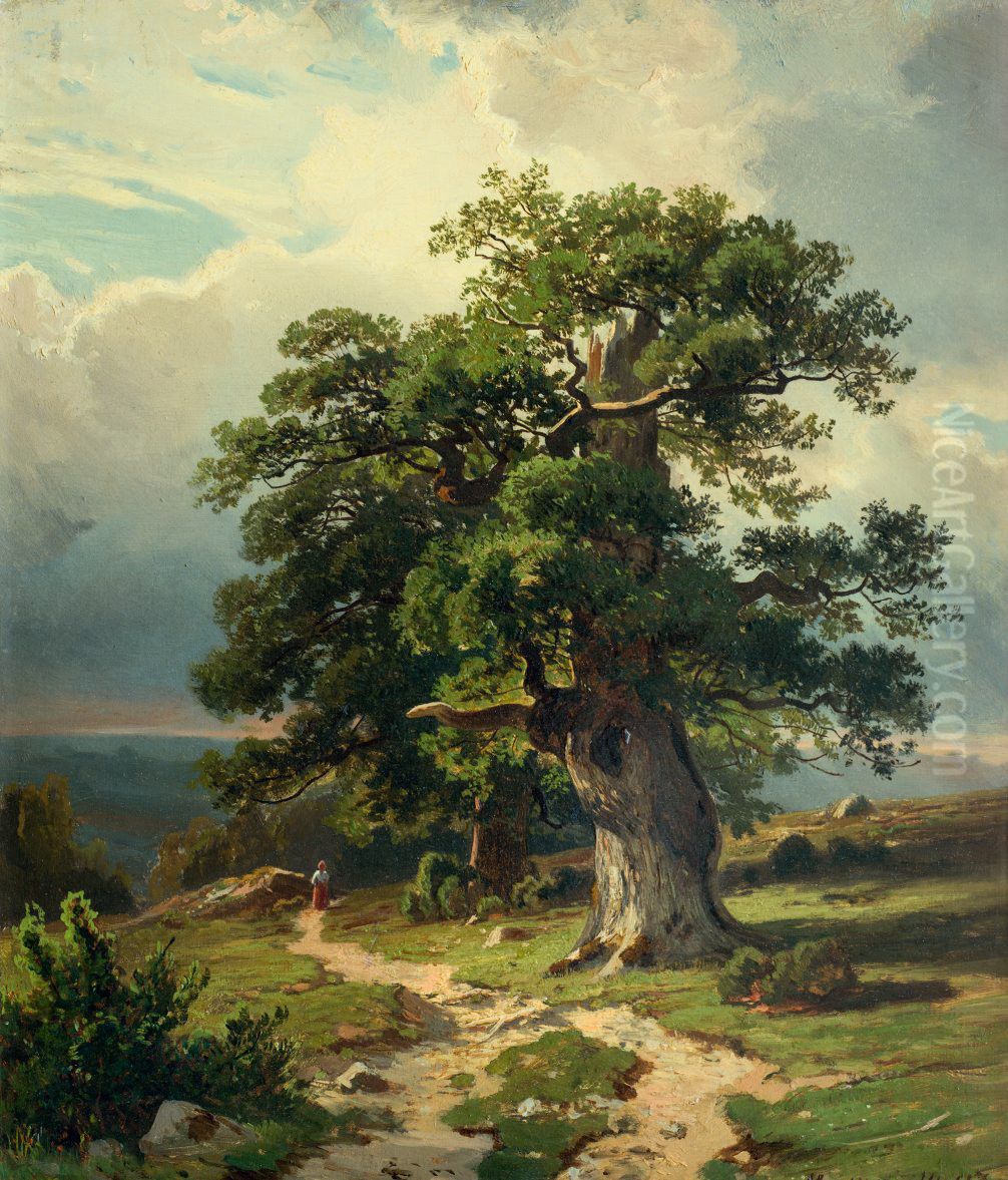 Oaks Oil Painting by Ivan Shishkin