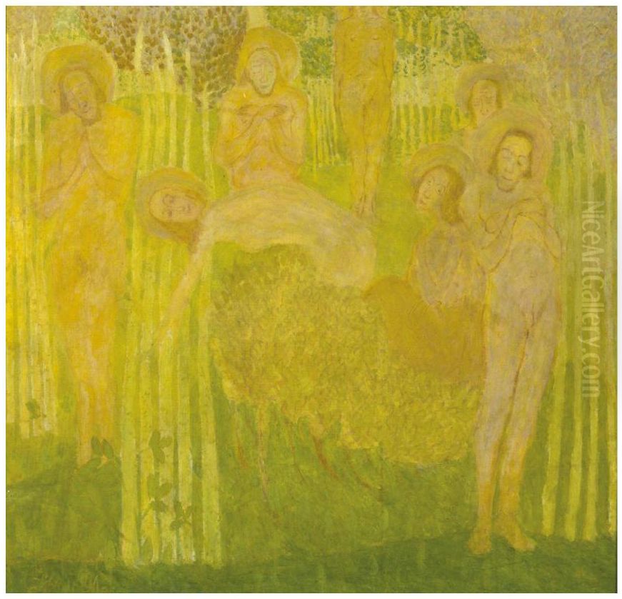 Glorification, Body and Soul Oil Painting by Kasimir Sevrinovitch Malevich