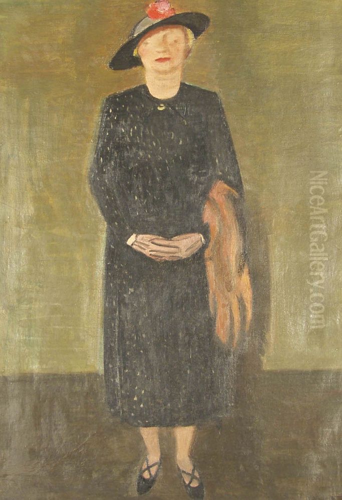 Portrait de Madame Kars Oil Painting by Georges Kars