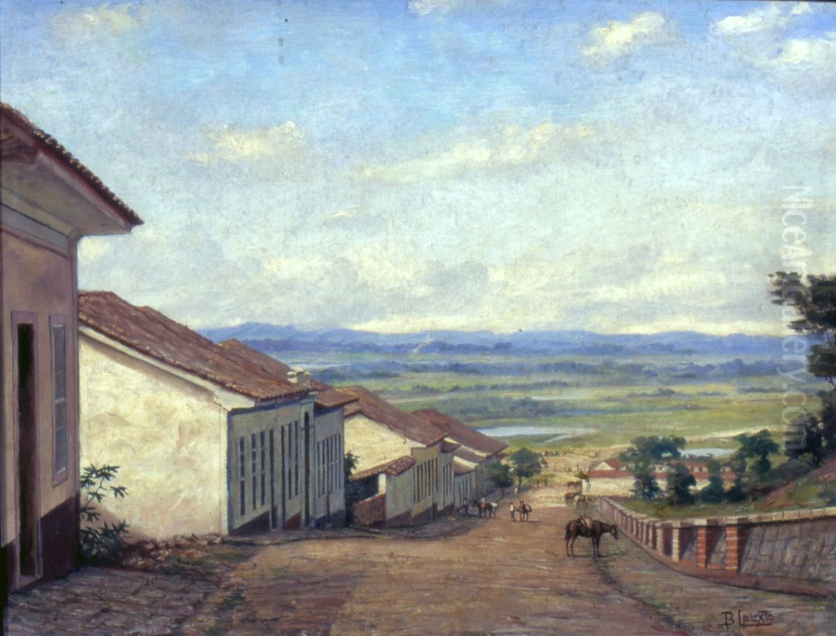Ladeira do Colegio, 1860 (Ladeira do Palacio, Ladeira Joao Alfredo, Ladeira General Carneiro) Oil Painting by Benedito Calixto