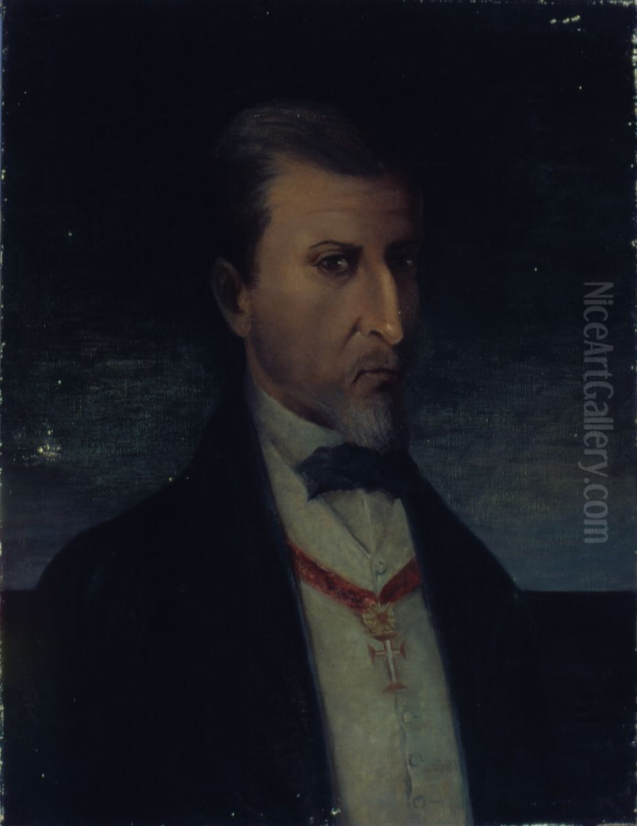 Retrato de Francisco Aranha Barreto Oil Painting by Tarsila Do Amaral