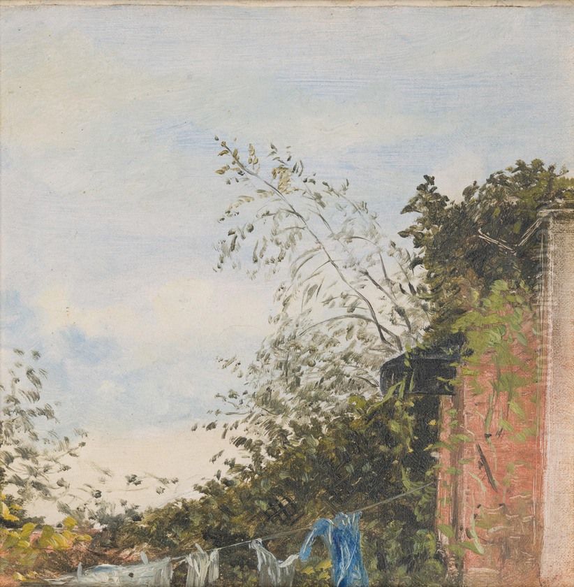 The Washing Line Oil Painting by John Constable
