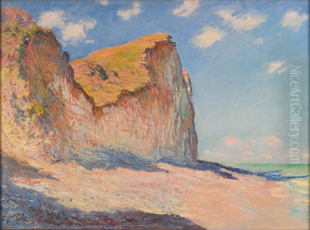 Cliffs near Pourville Oil Painting by Claude Oscar Monet