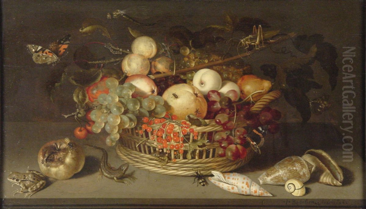 Vruchtenstilleven Oil Painting by Johannes Bosschaert