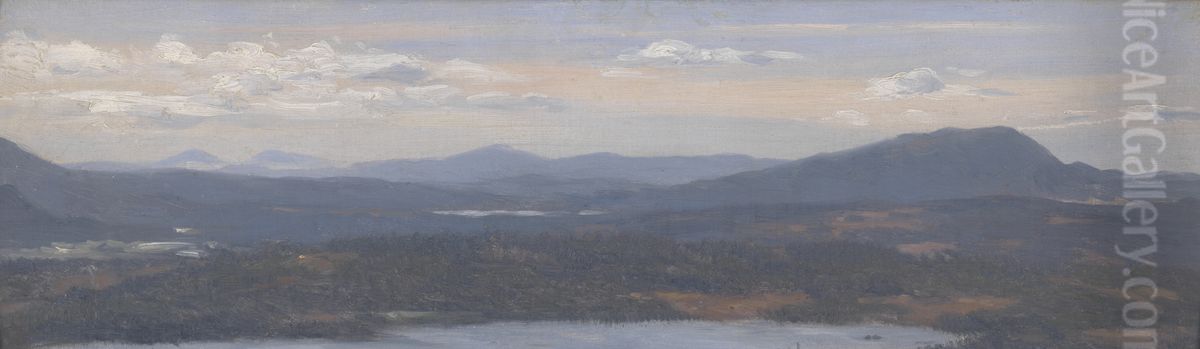 Noors landschap Oil Painting by Richard Friese