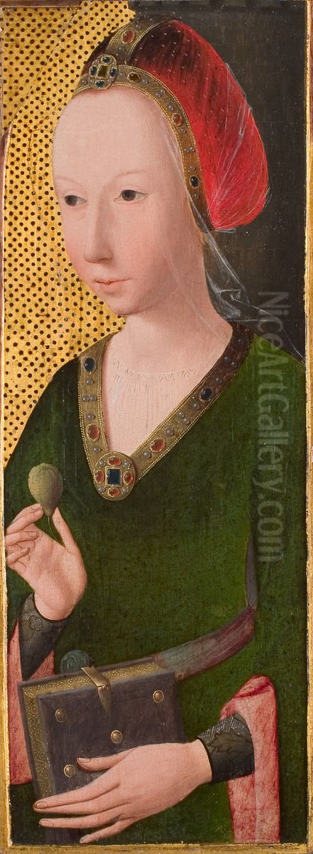 Heilige Barbara Oil Painting by Master of Hoogstraeten