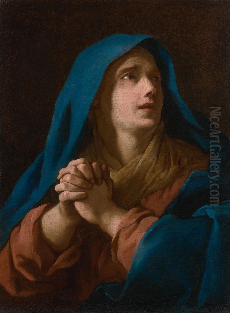 La Vierge en priere Oil Painting by Jean-Francois de Troy