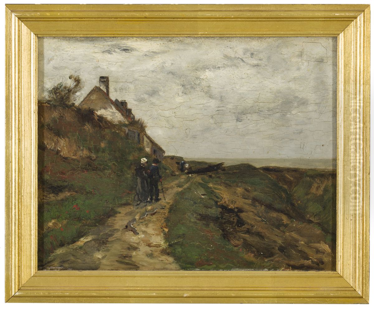 View at Menil-Val Oil Painting by Wilhelm von Gegerfelt